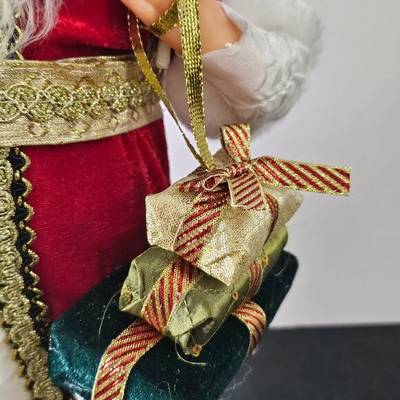 Windy Hill Collection 16" Standing Naughty Or Nice Name List Santa Claus - Picture 10 of 10